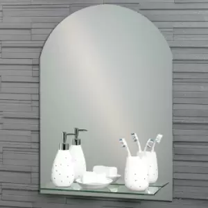 image of Showerdrape Greenwich Arch Mirror With Vanity Shelf