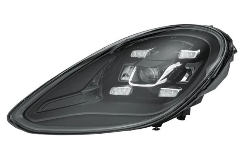 Image of HELLA 1EX 012 222-411 Headlights LED, without LED control unit for low beam/high beam, Left, LED Headlight (259)