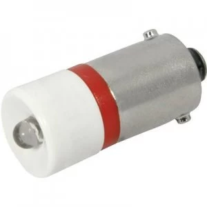 Image of LED bulb BA9s Red 12 Vdc 12 V AC 390 mcd CML
