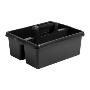 image of 2 x Wham Casa Kitchen Plastic Large 2 Section Tidy /Caddy Organiser 2 Pack