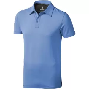 Image of Elevate Mens Markham Short Sleeve Polo (XXL) (Light Blue)