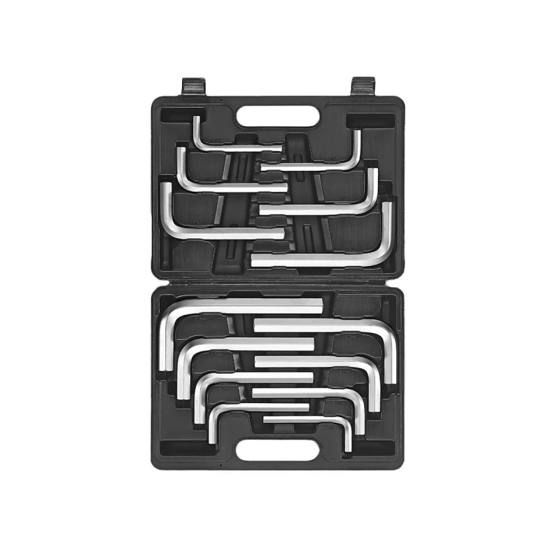 Image of FORCE 5146 Angled Screwdriver Set Number of tools: 14, Spanner Size: 1/2, 9/16, 5/8 Angled Screwdriver Set (6627)