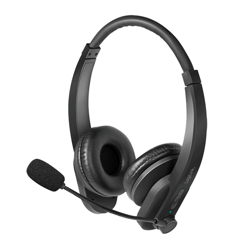 Image of LogiLink BT0060 headphones/headset Wireless Head-band Office/Call cent