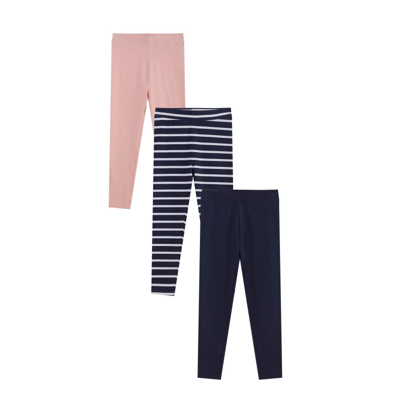 Image of Be You Younger Girl 3 Pack Leggings - Blue Blue 2 - 3 Years