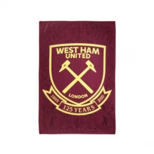 Image of West Ham 125 Years Fleece Blanket