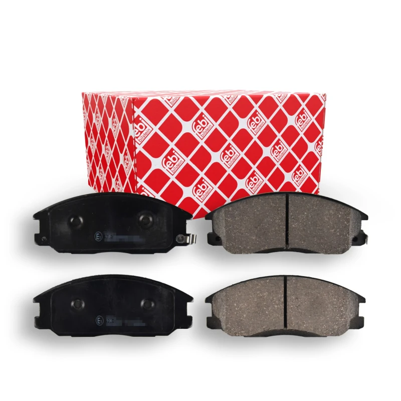 Image of FEBI BILSTEIN 16682 Brake pad set Front Axle, with acoustic wear warning Brake Pad Set,disc brake (402)