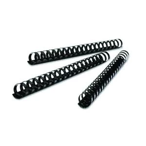 image of Original Acco GBC Binding Comb 51mm A4 21 Ring Black Pack of 50