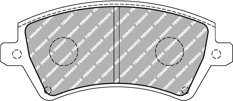 Image of FERODO RACING Brake pad set FERODO RACING FCP1573H