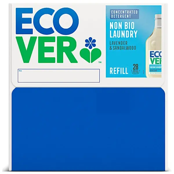 Image of Ecover Non Bio Laundry Liquid Refill Lavender & Sandalwood 15L