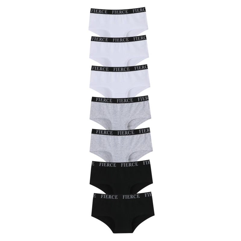 Image of Miso 7-Pack Briefs Juniors - White White 6-7Yrs