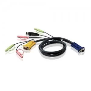 Image of Aten 2L5303U KVM cable 3m Black