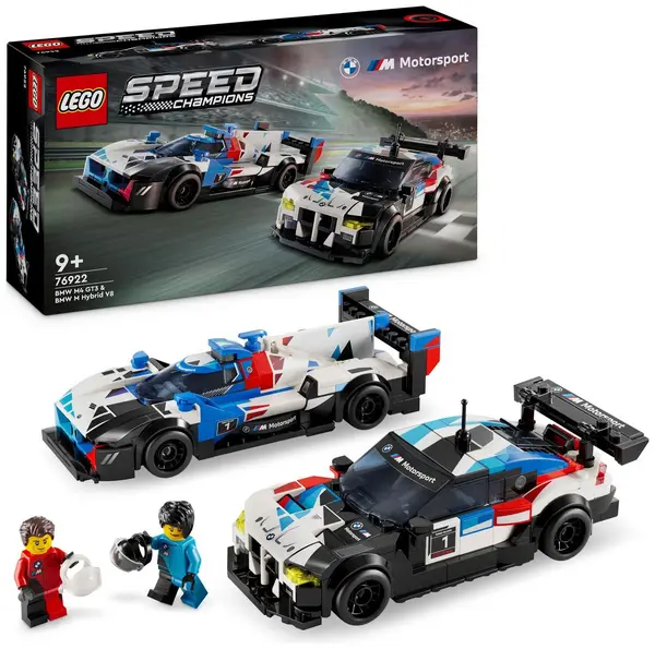 image of LEGO Speed Champions BMW M4 GT3 & BMW M Hybrid V8 Cars 76922