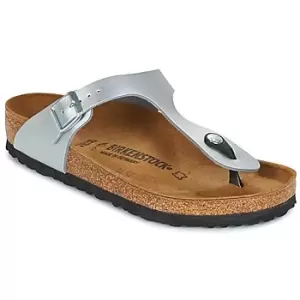 image of Birkenstock GIZEH womens Flip flops / Sandals (Shoes) in Silver,4.5,5,5.5,7,7.5,2.5,2.5,3,3.5,4,4.5,5,5.5,7,7.5,8