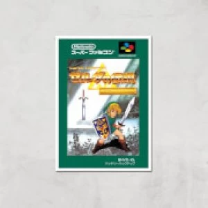 Image of Nintendo Retro Zelda Cover Art Print - A3 - Print Only