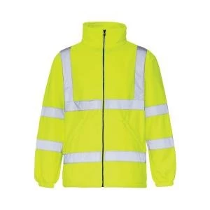 image of SuperTouch Medium High Visibility Micro Fleece Jacket Polyester with