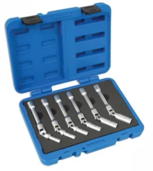 Image of Laser Tools 4324 Extra Long Glow Plug Socket Set 6pc Chrome Vanadium