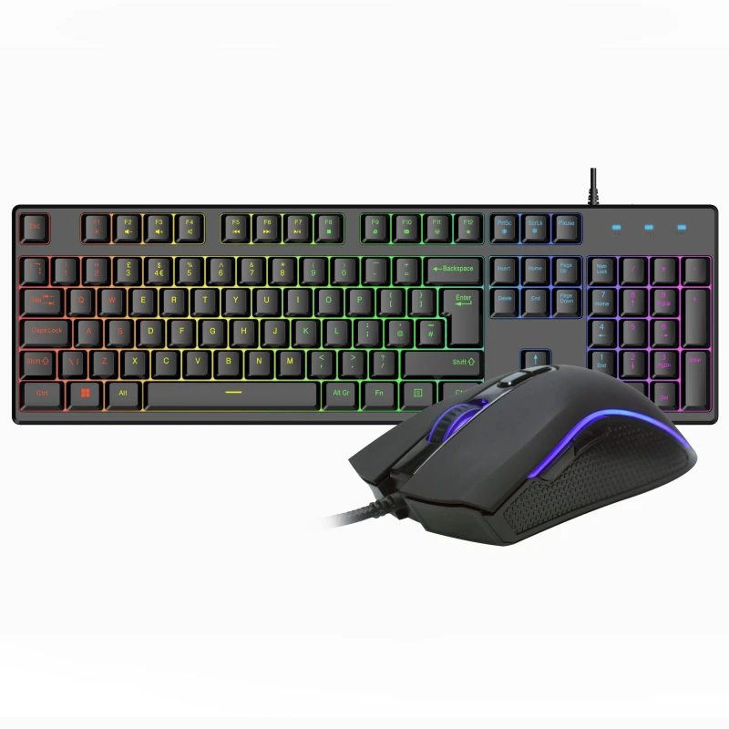Image of VIDA VIDA REBEL 2IN1 BLACK USB DESK KIT keyboard REBEL2IN1-BLK