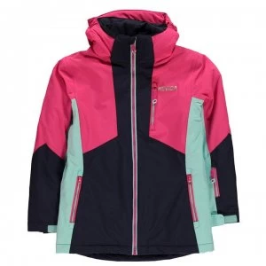 Nevica Meribel Jacket Junior Girls - Navy/Pink