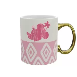 image of Minnie Mouse Gold Handle 11oz Ceramic Mug