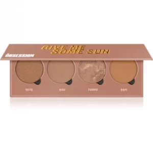 image of Makeup Obsession Give Me Some Sun Bronzer Palette 4 x 2.50 g