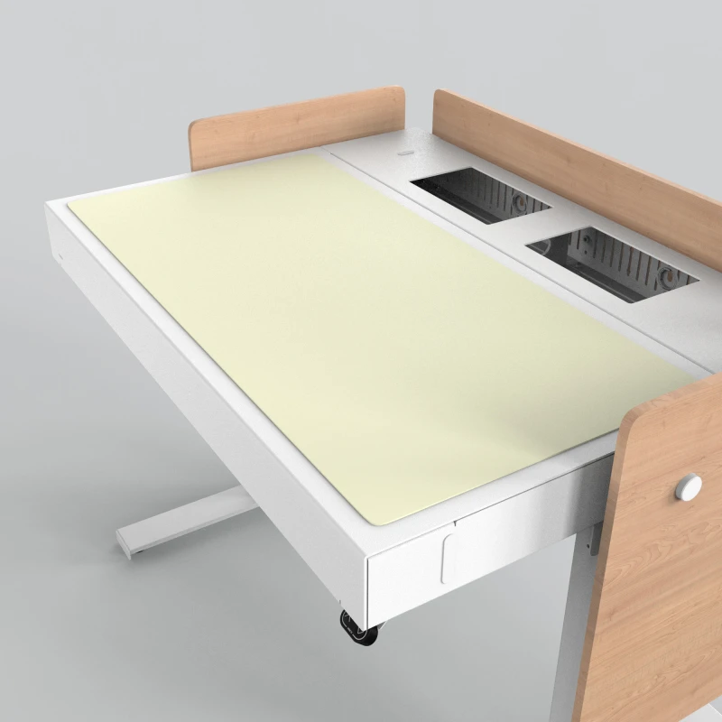 Image of Heckler Design H922-4157 desk pad Linoleum Pearl