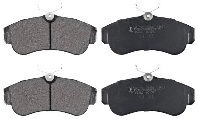 Image of A.B.S. 36740 Brake pad set without integrated wear sensor Brake Pad Set,disc brake (402)