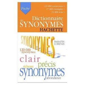 Image of Hachette Dictionnaire Des Synonymes Paperback
