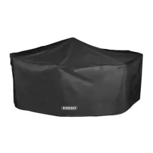 Image of Bosmere Protector 6000 Rectangular Patio Set Cover 4 Seat Storm Black