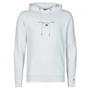 Image of Tommy Hilfiger ESSENTIAL TOMMY HOODY mens Sweatshirt in White - Sizes XXL,XL,XS