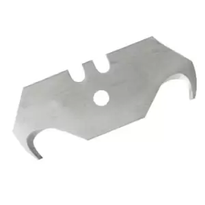 Image of Silverline Hooked Utility Blades 10pk - 0.6mm
