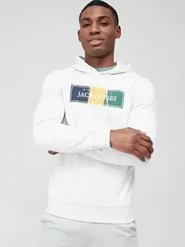 Image of Jack & Jones Jack & Jones Cody Hoodie - White, Size S, Men