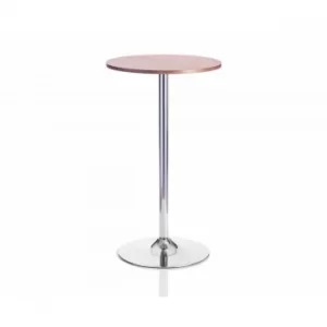 Image of TC Office Astral High Bar Table with Trumpet Base 600mm, Walnut
