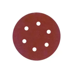 Image of Toolpak 150mm Sanding Discs, 240 Grit 6 Hole (10 Pack)