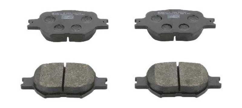 Image of CHAMPION 572517CH Brake pad set not prepared for wear warning indicator Brake Pad Set,disc brake (402)