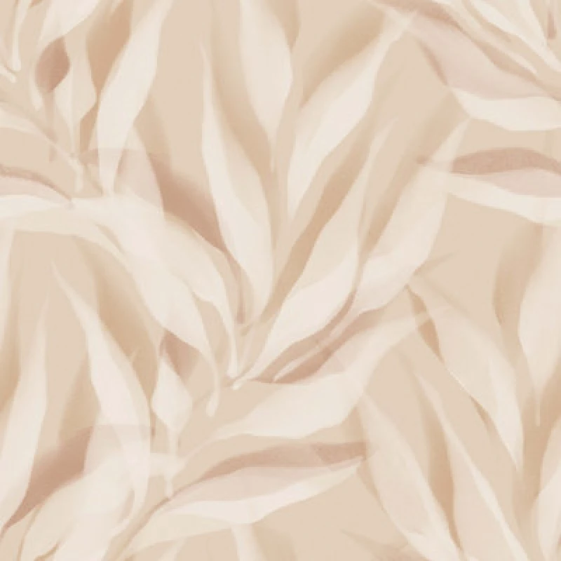 Image of Grandeco Eden Watercolour Abstract Leaves Textured Wallpaper, Plaster Pink