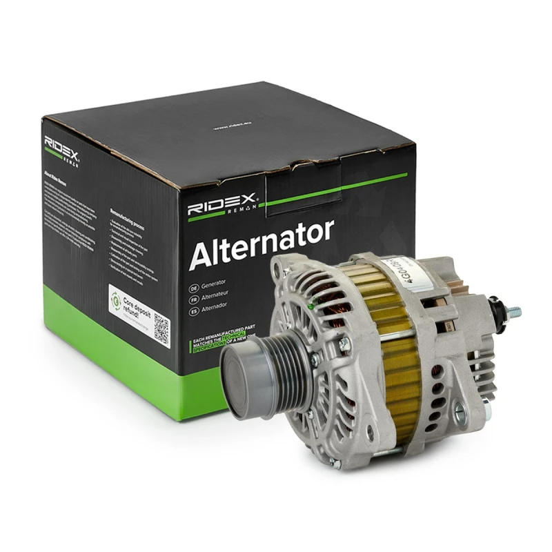 Image of RIDEX REMAN 4G0409R Generator Alternator Charging Current: 115A, Voltage: 12V Alternator (4)