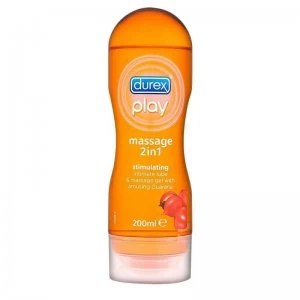 image of Durex Play Massage 2 in 1 Stimulating Gel with Guarana 200ml