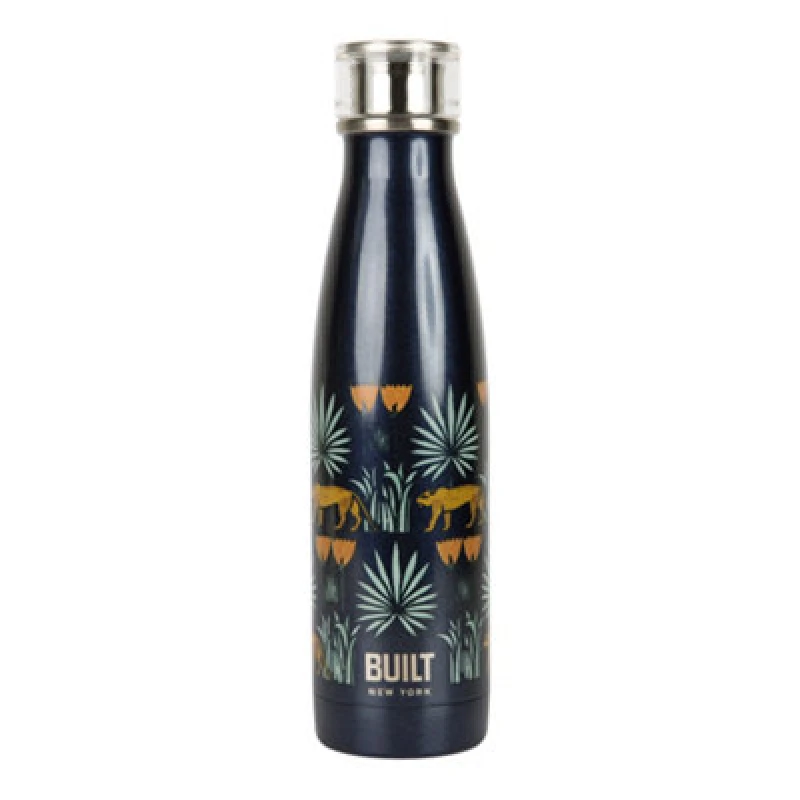 Image of Built V&a Double Walled Stainless Steel Water Bottle Lioness 500Ml