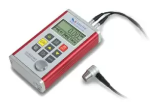 image of Sauter TU 80-0.01 US Thickness Gauge, 0.75mm - 80mm, 0.5% Accuracy, 0.01mm Resolution, LCD Display