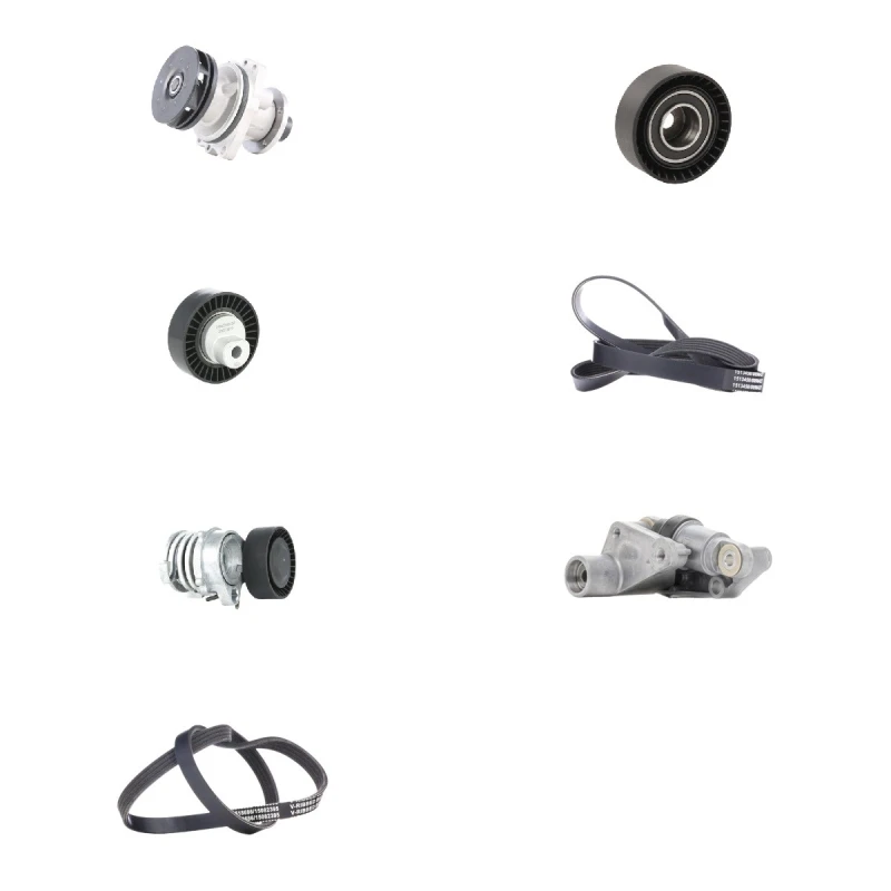 Image of RIDEX 4172P0032 Water Pump + V-Ribbed Belt Kit with water pump, Check alternator freewheel clutch & replace if necessary Water Pump + V-Ribbed Belt K