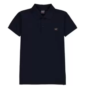 Paul And Shark Cotton Polo Top - Blue