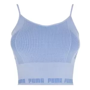 image of Puma Evoknit Crop Top Womens - Blue