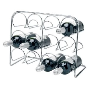 Hahn Pisa 12 Bottle Wine Rack - Chrome