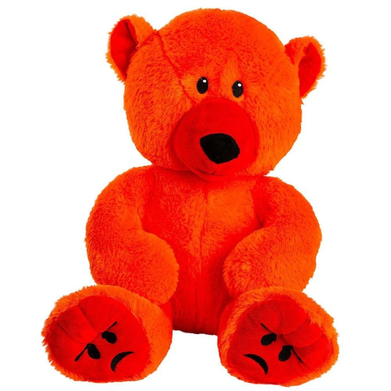 Image of Mood Bears MOOD BEARS LARGE ANGRY BEAR - Black One Size