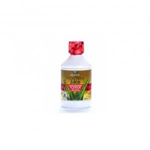 image of Aloe Pura Aloe Vera Juice Max Strength Cranberry 1ltr