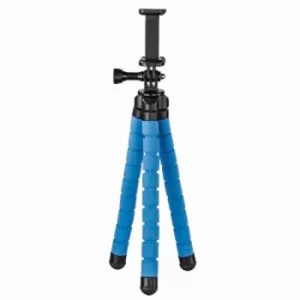 image of Flex Tripod for Smartphone and GoPro (Blue)