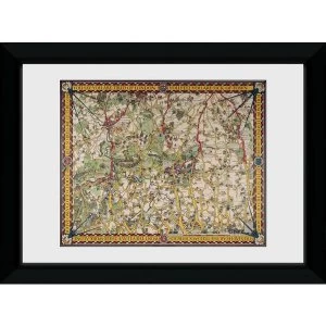 Image of Transport For London Map 4 50 x 70 Framed Collector Print
