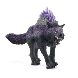 Image of Schleich Eldrador Creatures Shadow Wolf Toy Figure, 7 to 12 Years,...