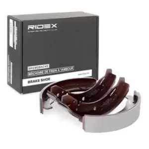 Image of RIDEX Brake Shoes 70B0024 Brake Shoe Set,Brake Lining VW,PORSCHE,KAEFER,Kaefer Cabrio (15),ILTIS (183),SAFARI,KARMANN GHIA Coupe (14, 34)