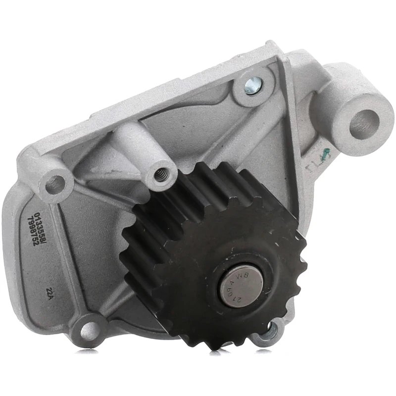 Image of STARK SKWP-0520114 Water pump Number of Teeth: 19, Cast Aluminium, with belt pulley, with gasket/seal Cast Aluminium Water Pump (1260)
